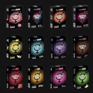 NottyBoy All In One Variety Pack For Men 5 Flavours and 7 Non Flavoured 12 Packs X 120 Units